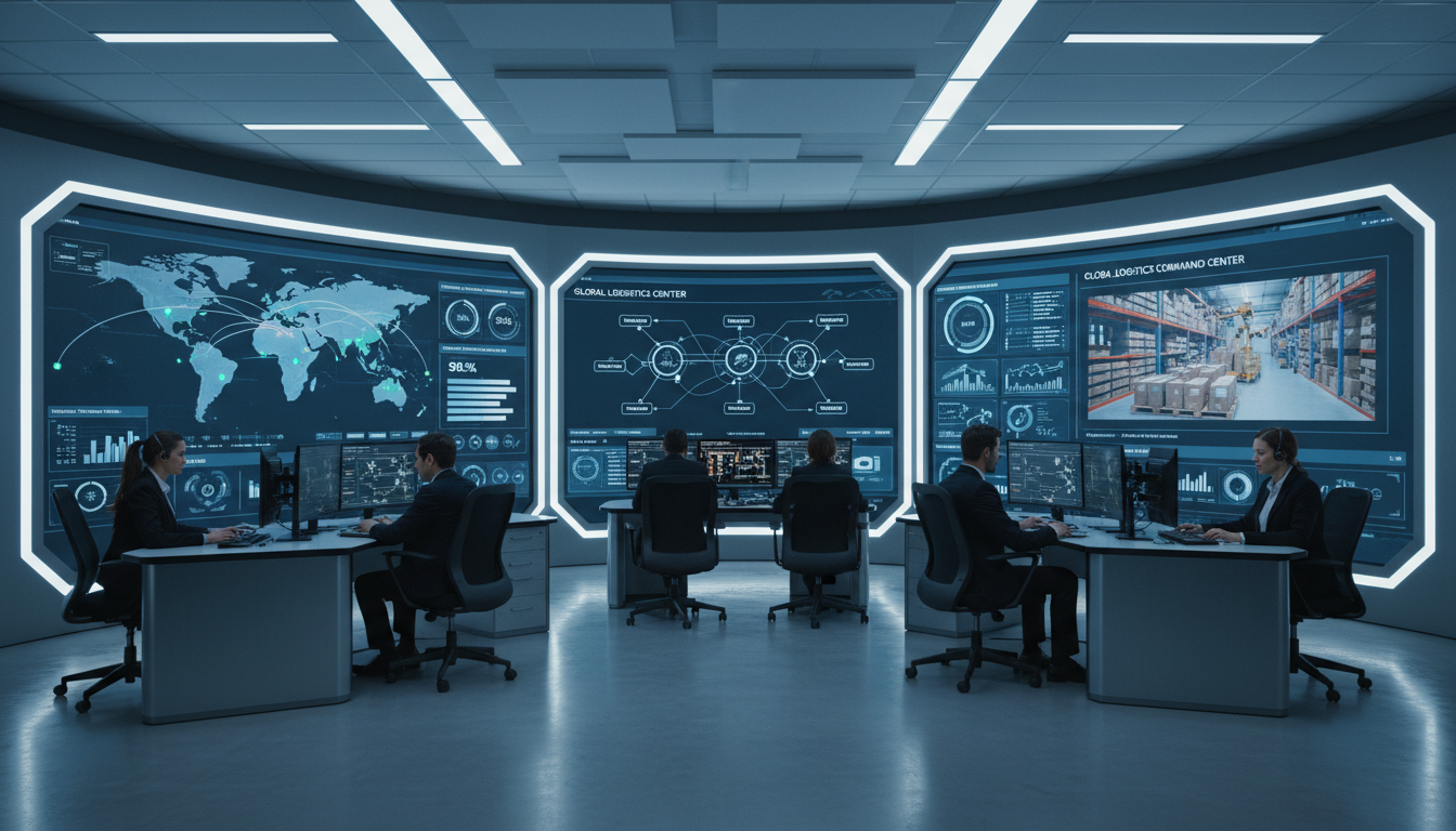 Centro de controle logístico