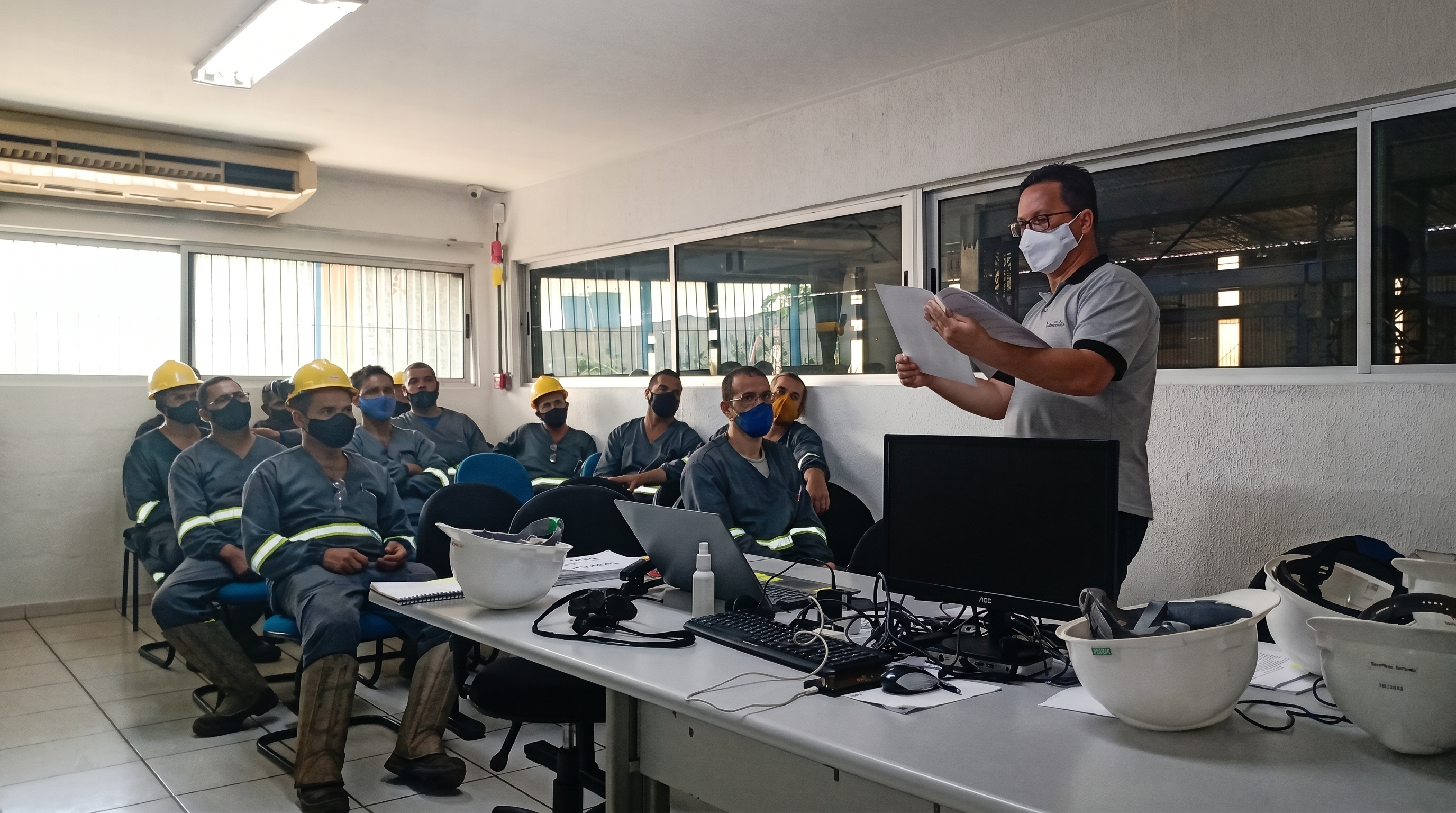 Treinamento e controle logístico